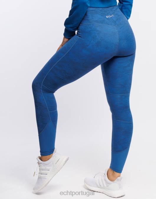 ECHT aumentar leggings azul roupas mulheres P22N519