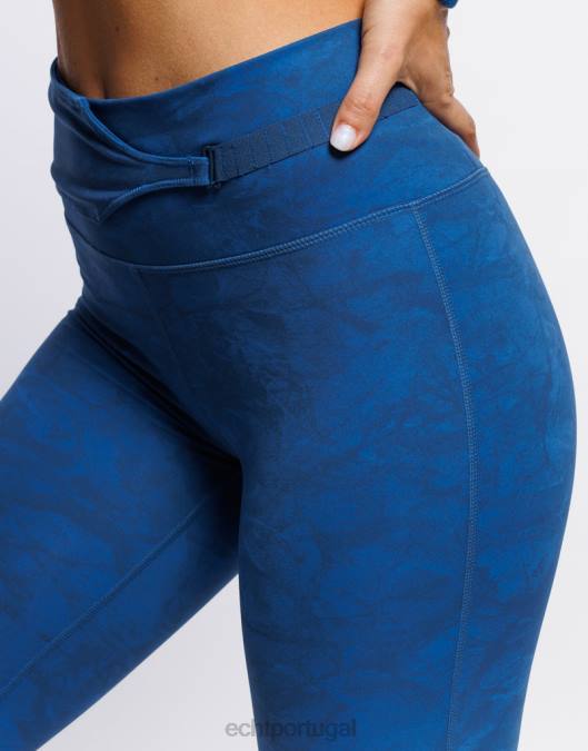 ECHT aumentar leggings azul roupas mulheres P22N519