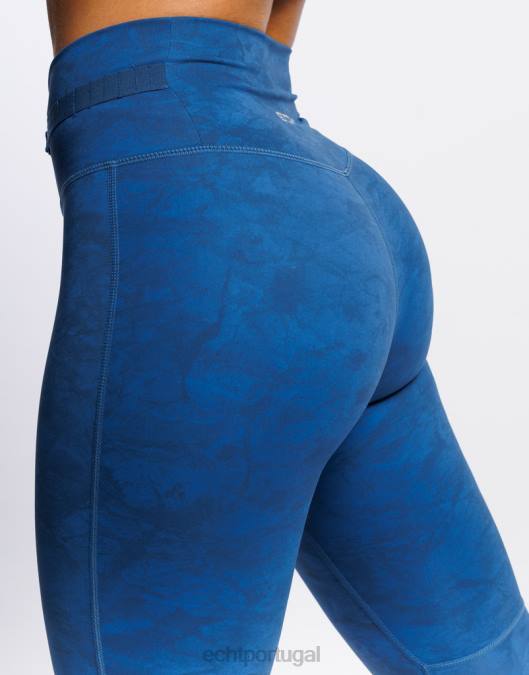 ECHT aumentar leggings azul roupas mulheres P22N519