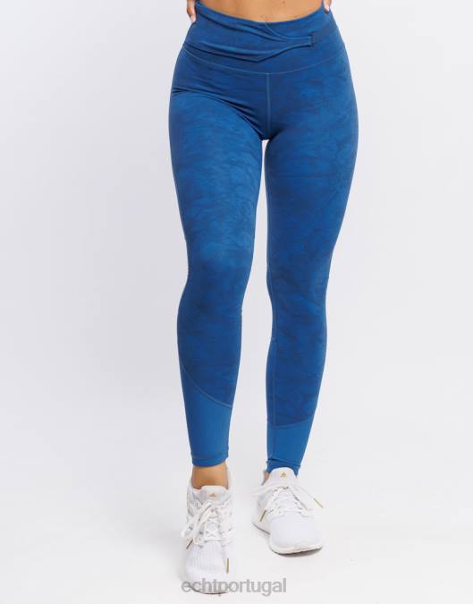 ECHT aumentar leggings azul roupas mulheres P22N519