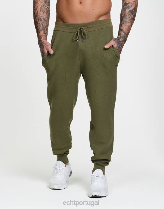 ECHT beverley joggers verde cáqui bolsa homens P22N608