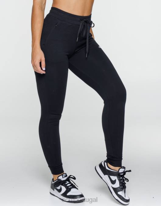 ECHT calça jogger feminina v2 preto roupas mulheres P22N23