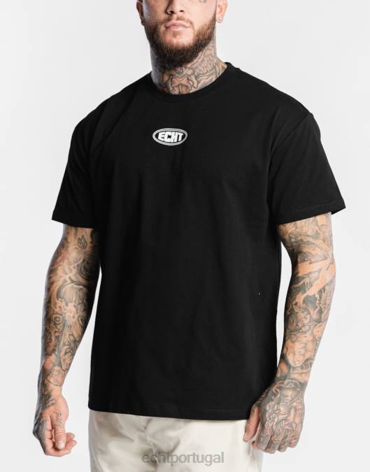 ECHT camiseta clássica preto bolsa homens P22N567