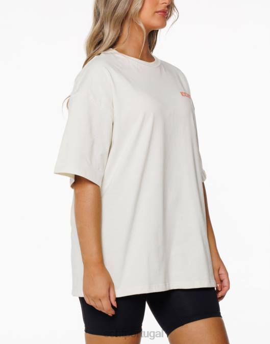 ECHT camiseta de corrida branco roupas mulheres P22N433