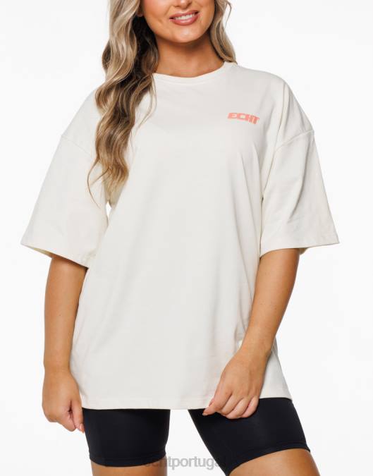 ECHT camiseta de corrida branco roupas mulheres P22N433