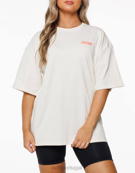 ECHT camiseta de corrida branco roupas mulheres P22N433