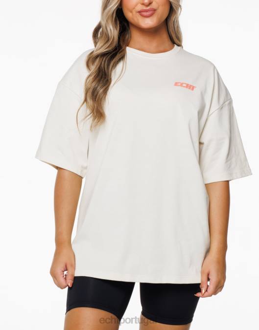 ECHT camiseta de corrida branco roupas mulheres P22N433