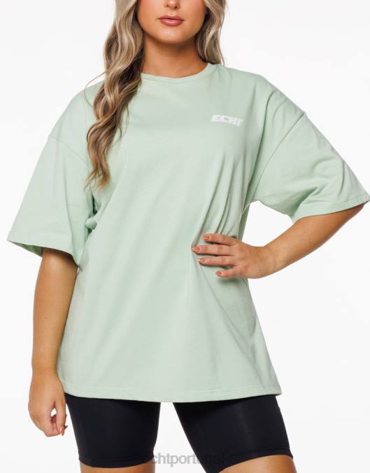 ECHT camiseta de corrida camafeu verde roupas mulheres P22N430