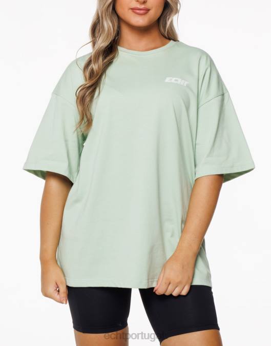 ECHT camiseta de corrida camafeu verde roupas mulheres P22N430