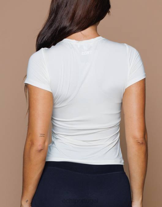 ECHT camiseta de suavização de forma cinza roupas mulheres P22N160