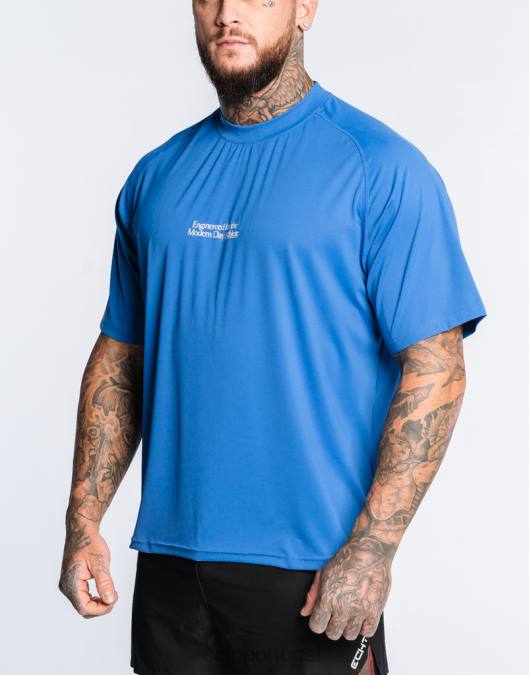 ECHT camiseta esportiva anual azul clássico bolsa homens P22N548