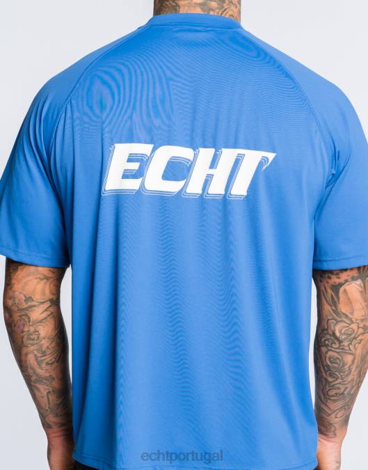 ECHT camiseta esportiva anual azul clássico bolsa homens P22N548