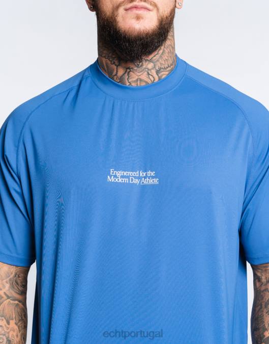 ECHT camiseta esportiva anual azul clássico bolsa homens P22N548