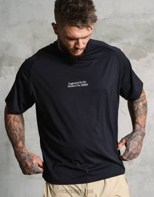 ECHT camiseta esportiva anual preto bolsa homens P22N546