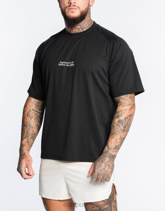 ECHT camiseta esportiva anual preto bolsa homens P22N546