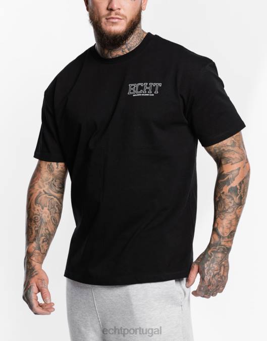 ECHT camiseta titular preto bolsa homens P22N570