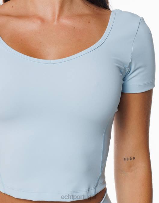 ECHT camiseta ultra pássaro azul roupas mulheres P22N231