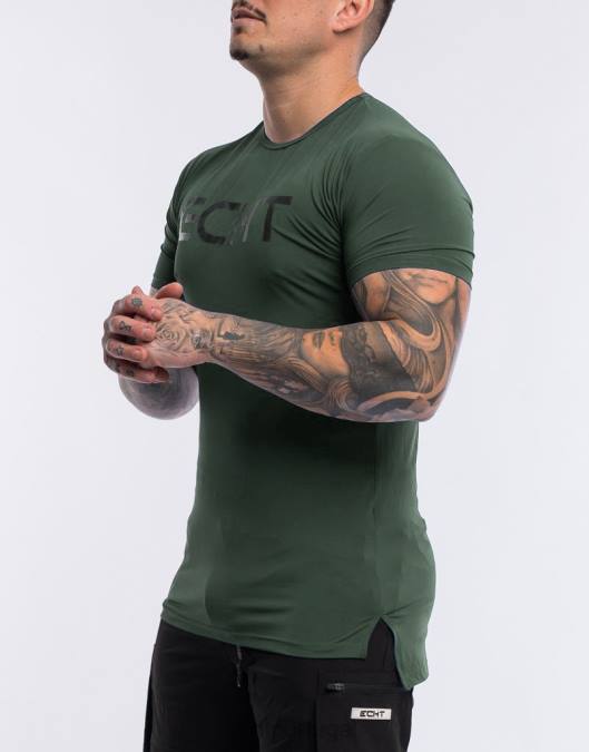 ECHT camiseta vértice cáqui bolsa homens P22N581