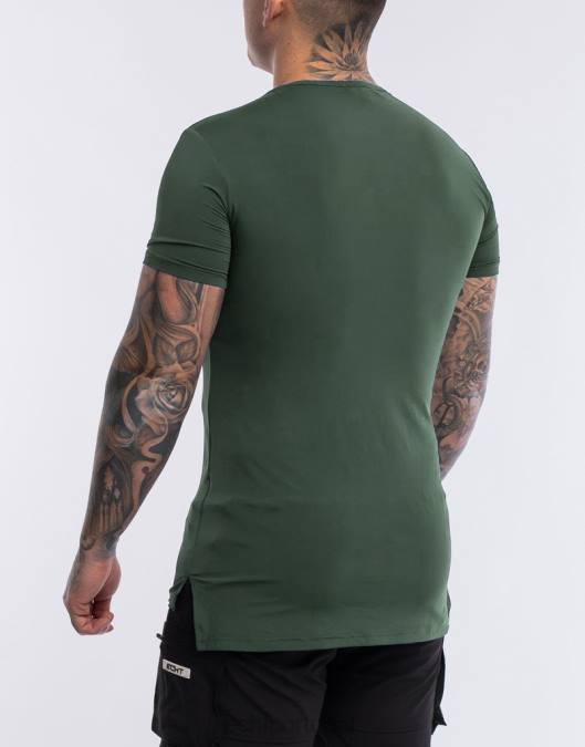 ECHT camiseta vértice cáqui bolsa homens P22N581