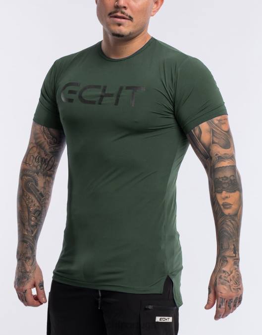 ECHT camiseta vértice cáqui bolsa homens P22N581