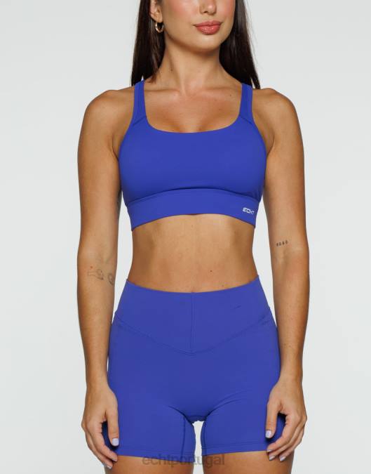 ECHT essência esportiva azul profundo roupas mulheres P22N418