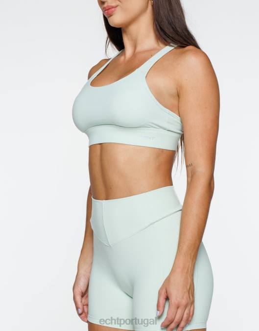 ECHT essência esportiva camafeu verde roupas mulheres P22N419