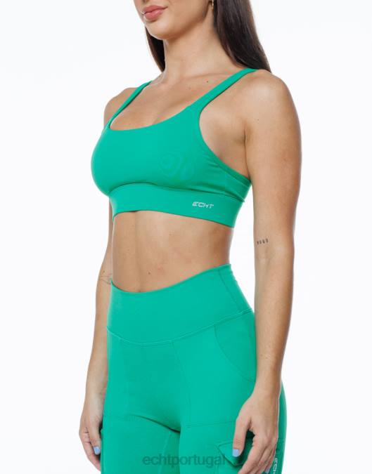 ECHT essência esportiva verde esmeralda roupas mulheres P22N388