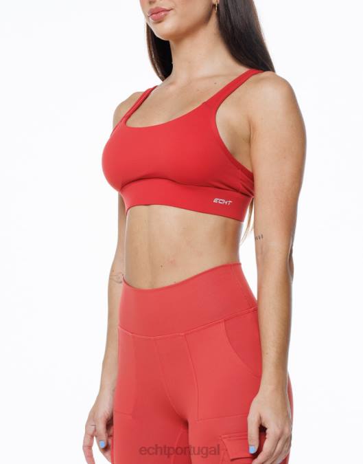 ECHT essência esportiva vermelho roupas mulheres P22N389