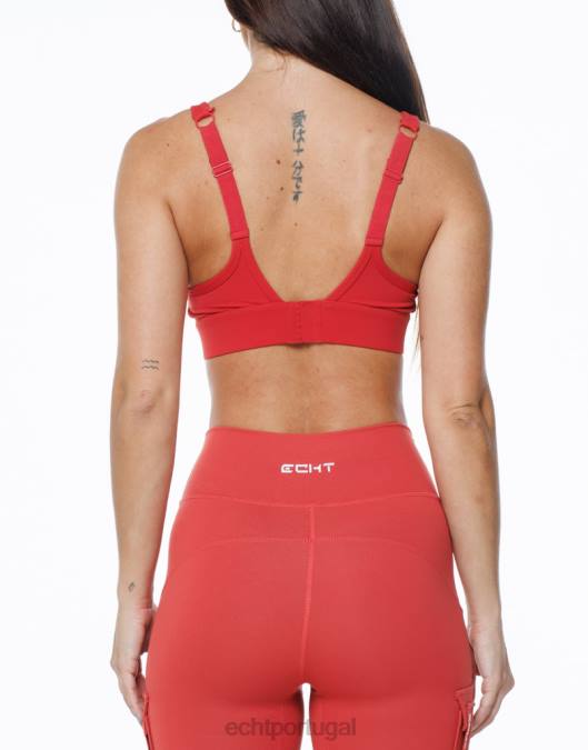 ECHT essência esportiva vermelho roupas mulheres P22N389