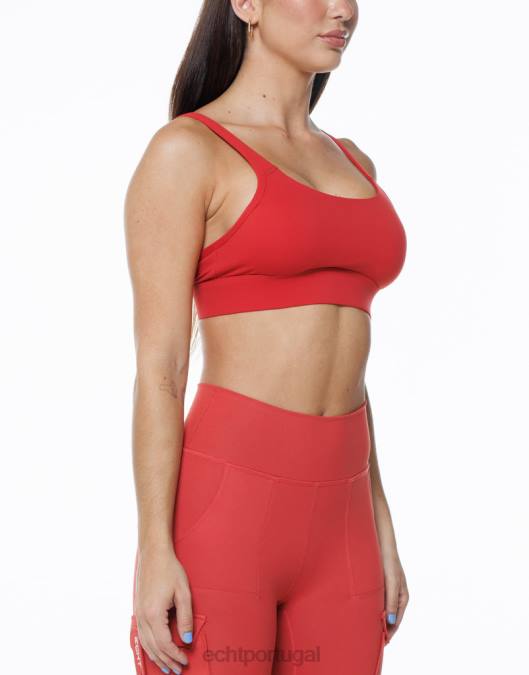 ECHT essência esportiva vermelho roupas mulheres P22N389