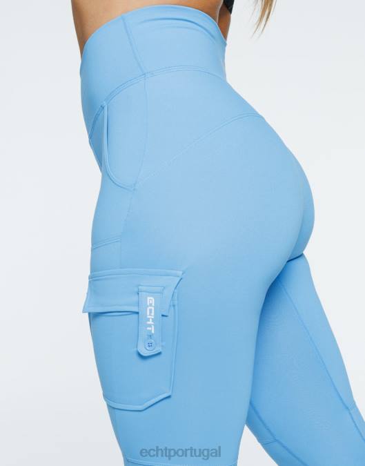 ECHT essência leggings v2 azul roupas mulheres P22N390