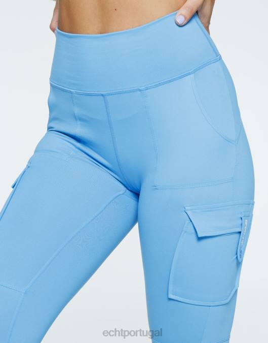 ECHT essência leggings v2 azul roupas mulheres P22N390