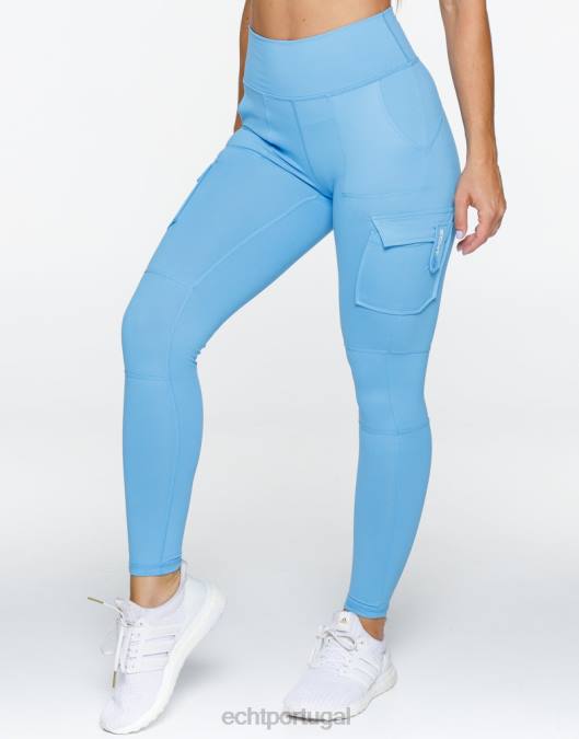 ECHT essência leggings v2 azul roupas mulheres P22N390