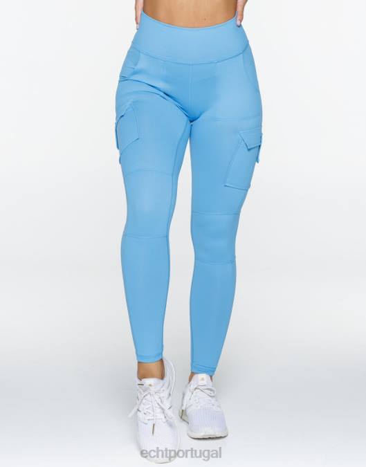 ECHT essência leggings v2 azul roupas mulheres P22N390