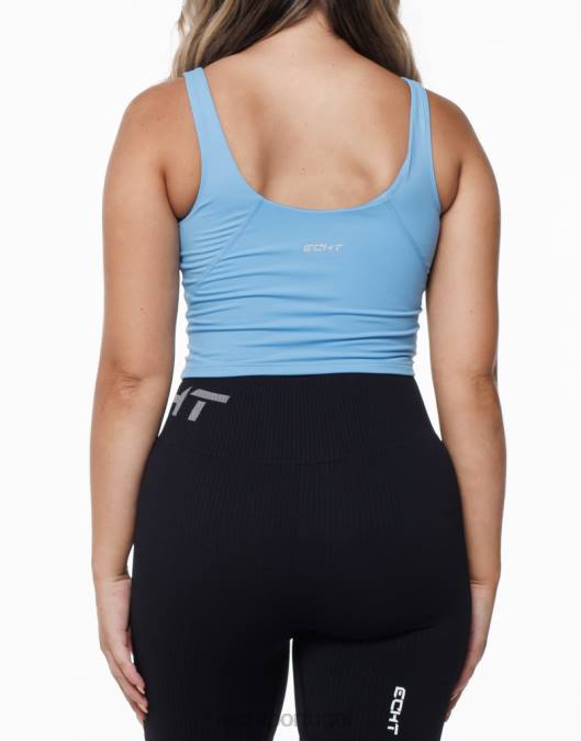 ECHT forma regata azul Azul roupas mulheres P22N410