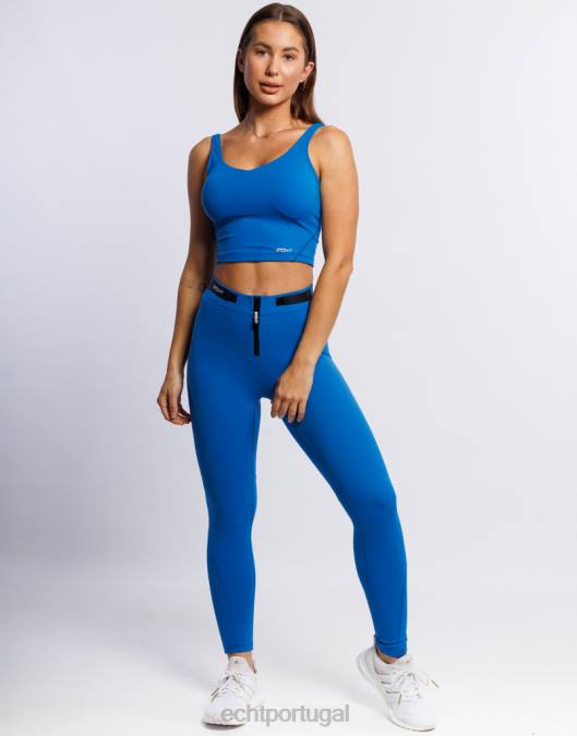 ECHT forma regata horizonte azul roupas mulheres P22N504