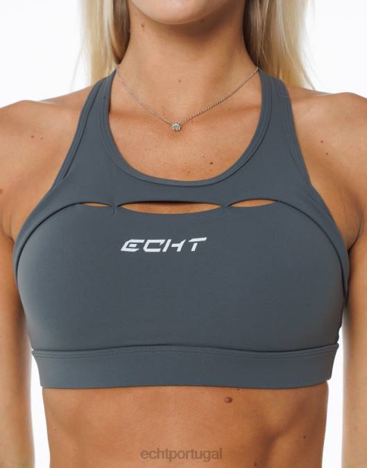 ECHT gama sportsbra v3 sombra cinza roupas mulheres P22N270