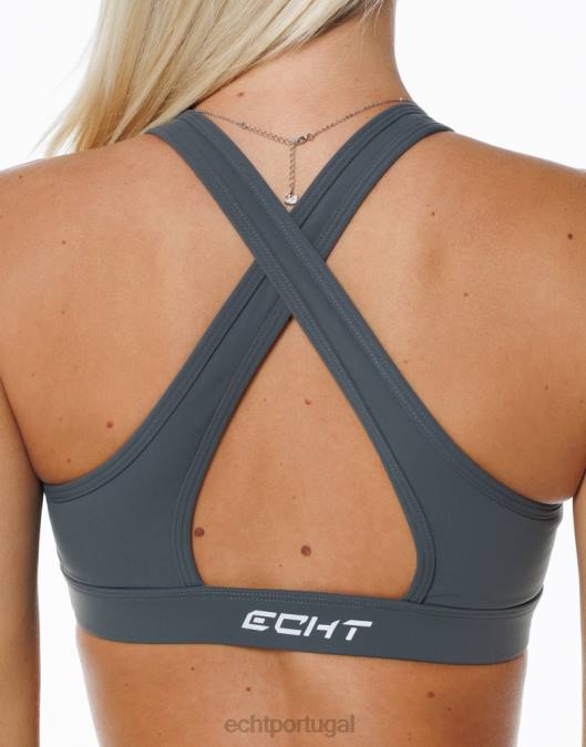 ECHT gama sportsbra v3 sombra cinza roupas mulheres P22N270