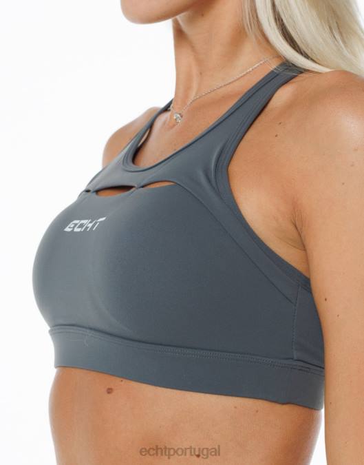 ECHT gama sportsbra v3 sombra cinza roupas mulheres P22N270