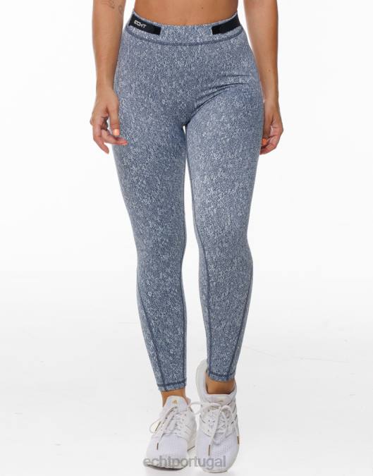 ECHT hana legging azul roupas mulheres P22N299