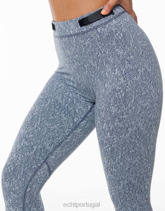 ECHT hana legging azul roupas mulheres P22N299