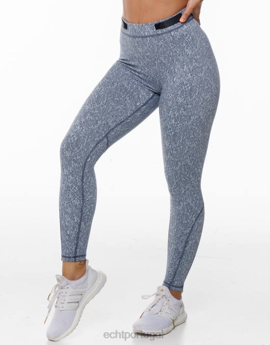 ECHT hana legging azul roupas mulheres P22N299