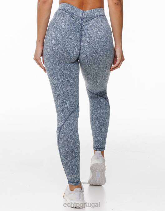 ECHT hana legging azul roupas mulheres P22N299