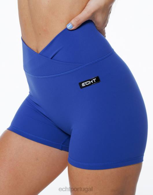 ECHT hiper shorts azul roupas mulheres P22N352