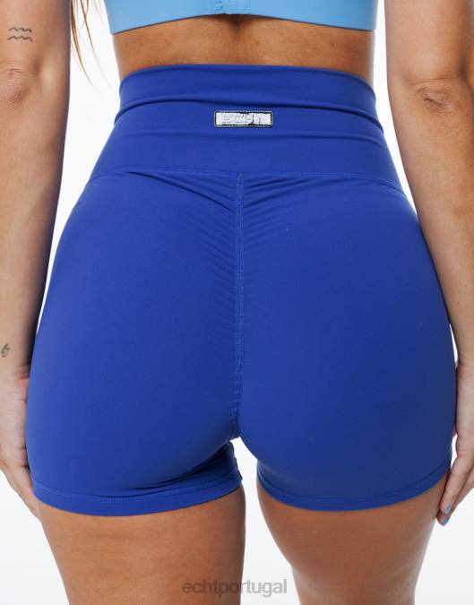 ECHT hiper shorts azul roupas mulheres P22N352