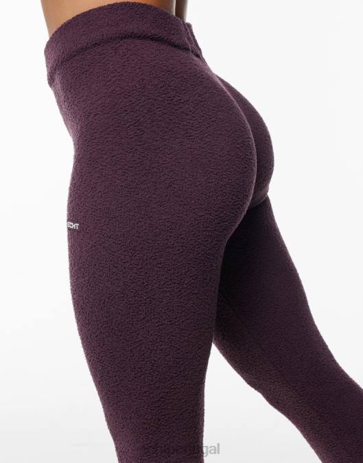 ECHT joggers de jogo ameixa roupas mulheres P22N322