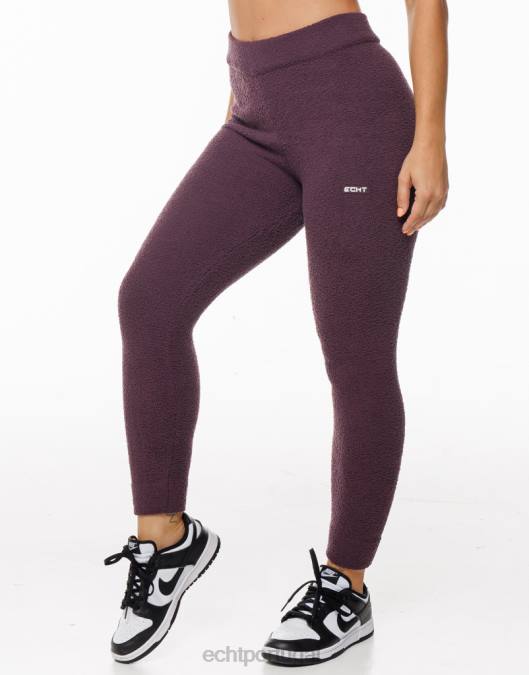 ECHT joggers de jogo ameixa roupas mulheres P22N322