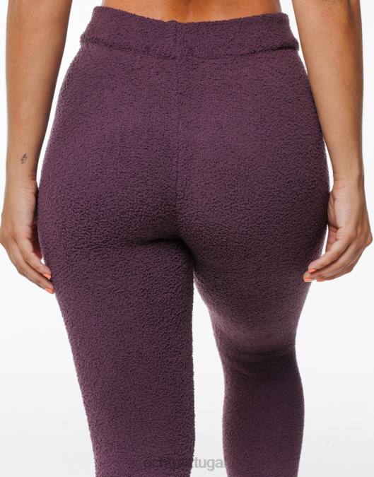 ECHT joggers de jogo ameixa roupas mulheres P22N322