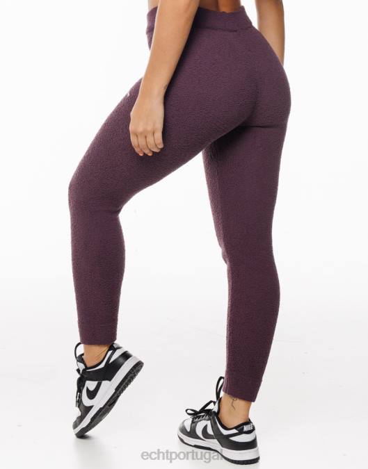 ECHT joggers de jogo ameixa roupas mulheres P22N322