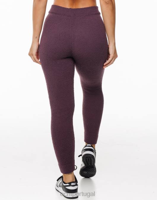 ECHT joggers de jogo ameixa roupas mulheres P22N322